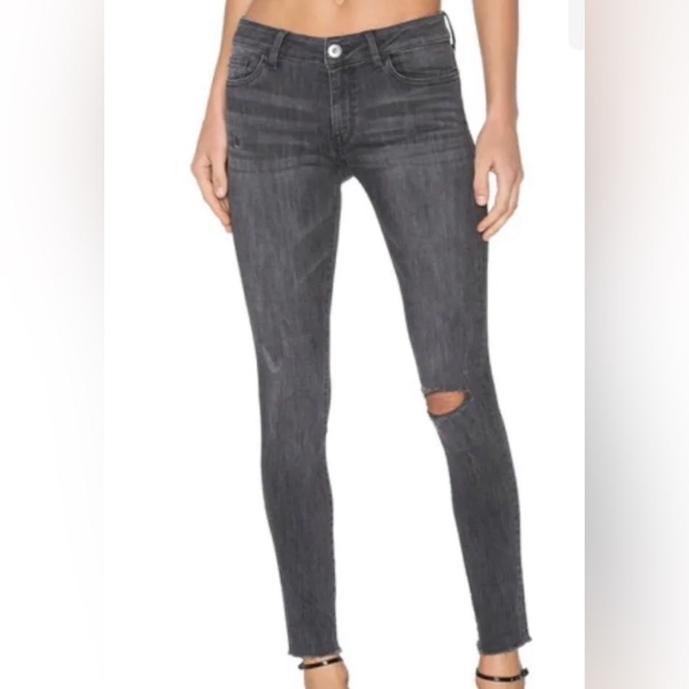 DL1961 JAxDL No3 Instasculpt Skinny Jeans 29 Weathered Gray